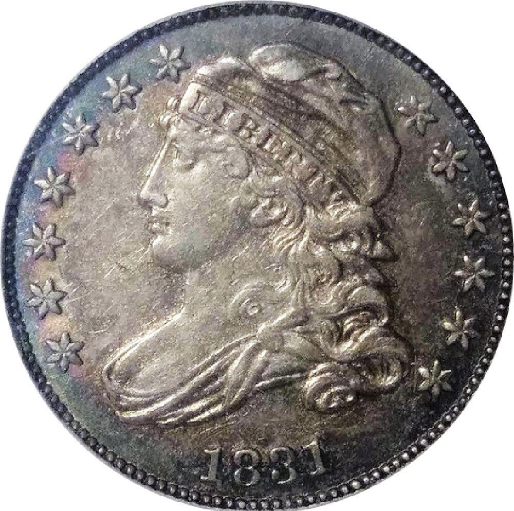 1831-Capped-Bust-Dime-In-Hand-Pics